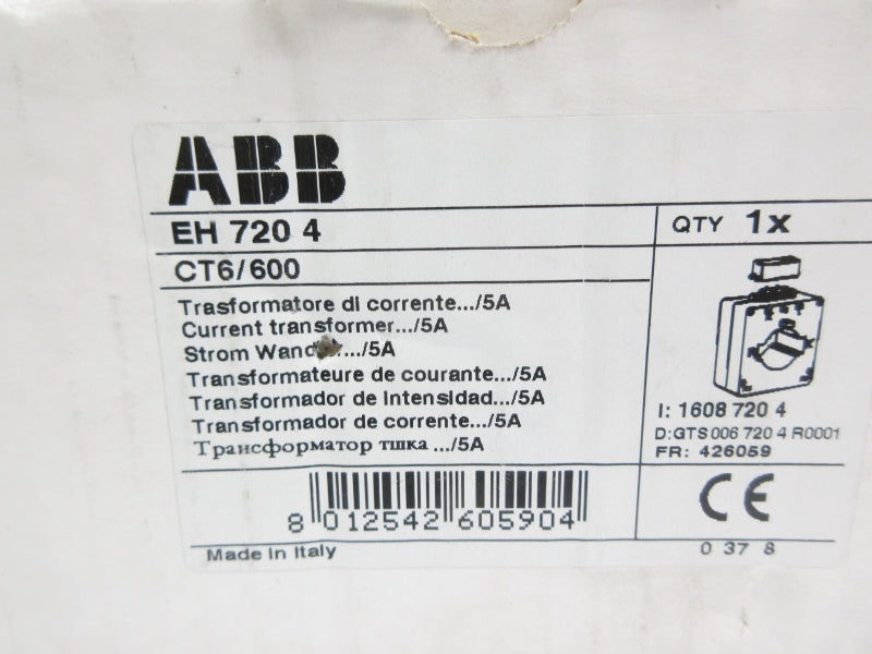 ABB CT6/600 EH7204 NSMP