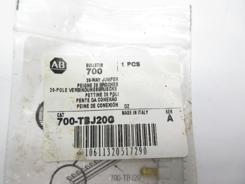 ALLEN BRADLEY 700-TBJ20G SER. A NSMP