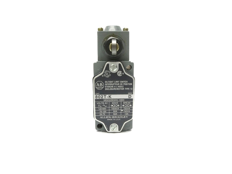 ALLEN BRADLEY 802T-K SER. D 120-600VAC 60A NSNP