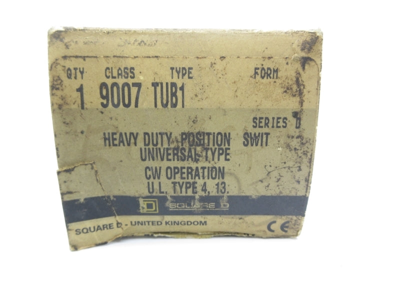 SQUARE D 9007TUB1 SER. D 120-600V 20A NSMP