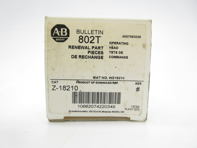 ALLEN BRADLEY Z-18210 (WH) NSMP