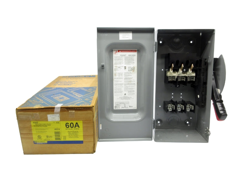 SQUARE D H362 SER. F05 600VAC 60A NSMP