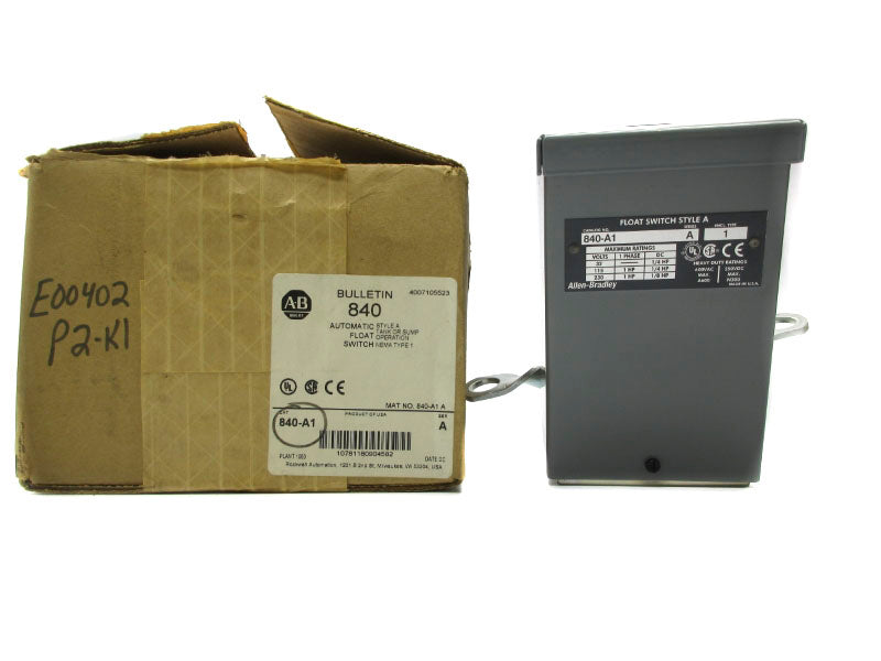 ALLEN BRADLEY 840-A1 SER. A 600VAC (BR/WH) NSMP