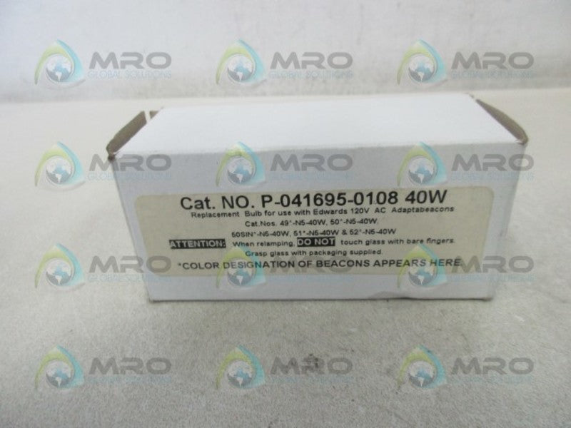 EDWARDS P-041695-0108 REPLACEMENT BULB  NSMP