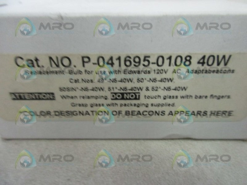 EDWARDS P-041695-0108 REPLACEMENT BULB  NSMP