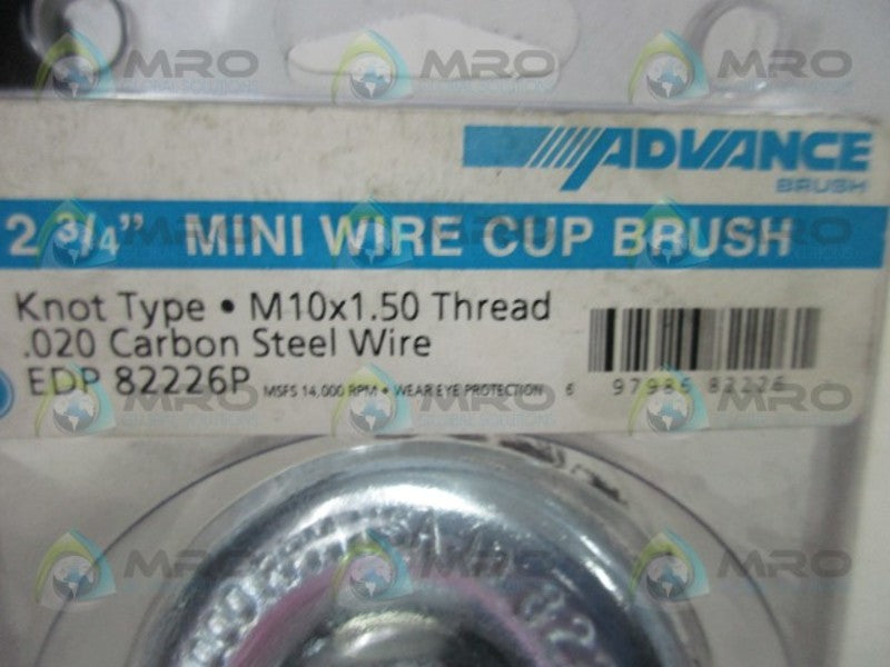 ADVANCE EDP-82226P MINI WIRE CUP BRUSH * NEW IN ORIGINAL PACKAGE *