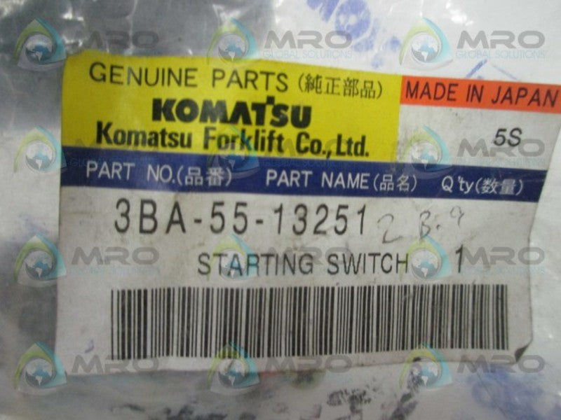 KOMATSU 3BA-55-13251 STARTING SWITCH  NSMP