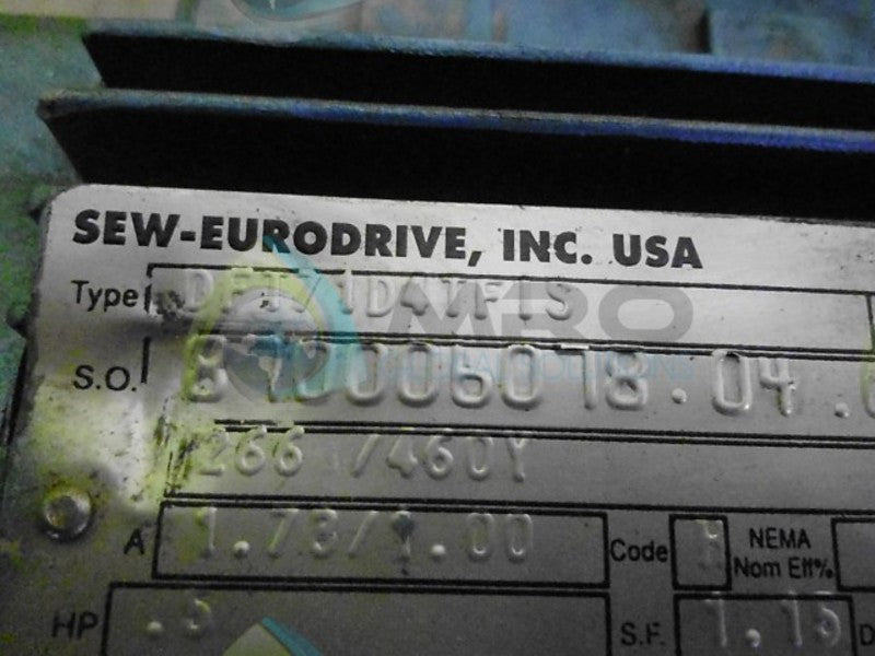 SEW-EURODRIVE DFT71D4TFIS MOTOR  NSNP