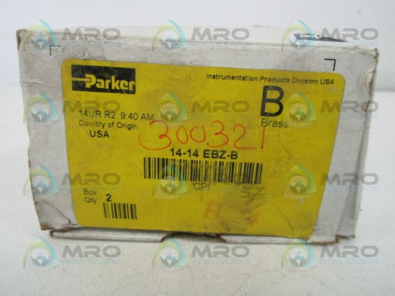 PARKER 14-14-EBZ-B CPI FITTING (BOX OF 2)  NSMP