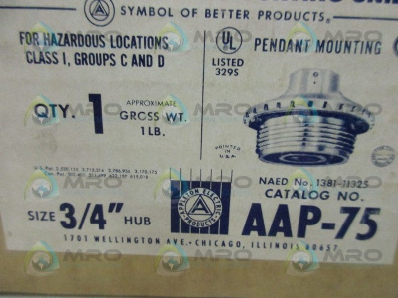 APPLETON AAP-75 NSFS