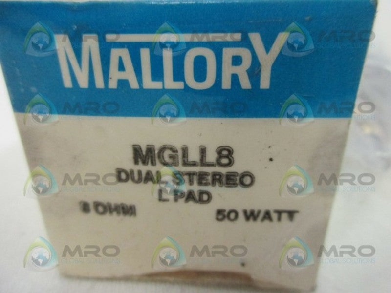 MALLORY MGLL8 POTENTIOMETER  NSMP