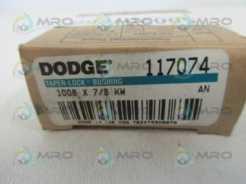 DODGE 117074 1008 TAPER LOCK BUSHING 7/8"  NSMP