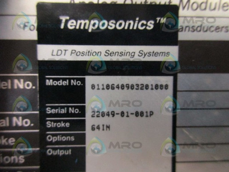 TEMPOSONICS 0110640903201000 ELECTRIC BOX 64"  UNMP
