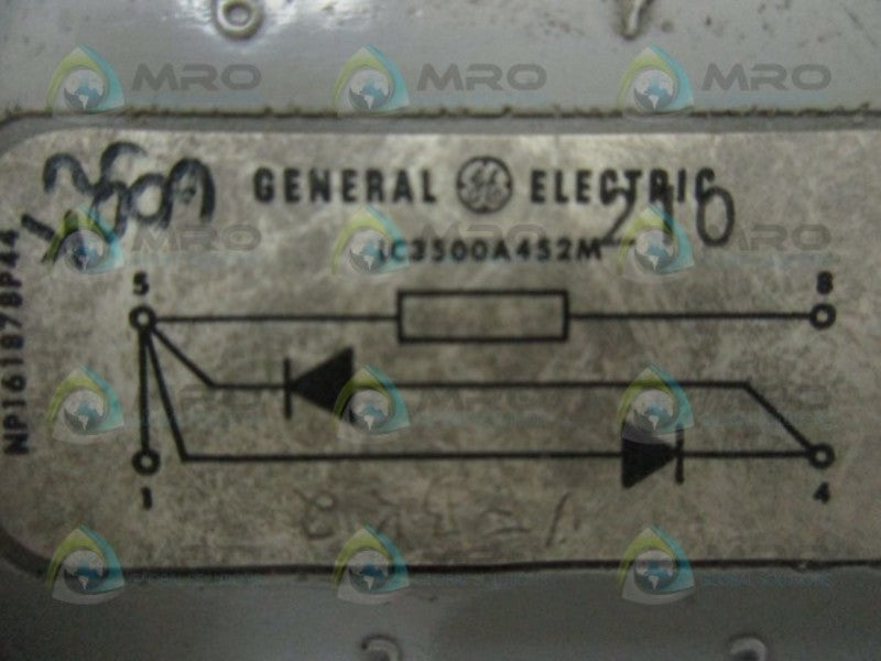 GENERAL ELECTRIC IC3500A452M210 RECTIFIEER  UNMP