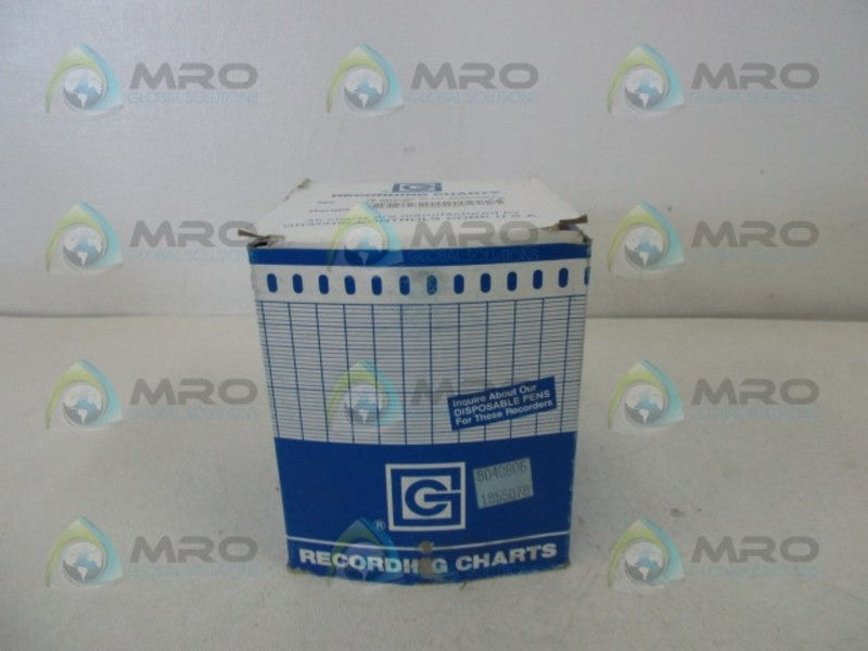 GRAPHIC CONTROLS 11-2923-32 RECORDING CHART  NSMP