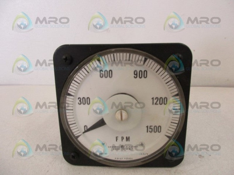 GENERAL ELECTRIC DB-40 METER 0-1500  UNMP