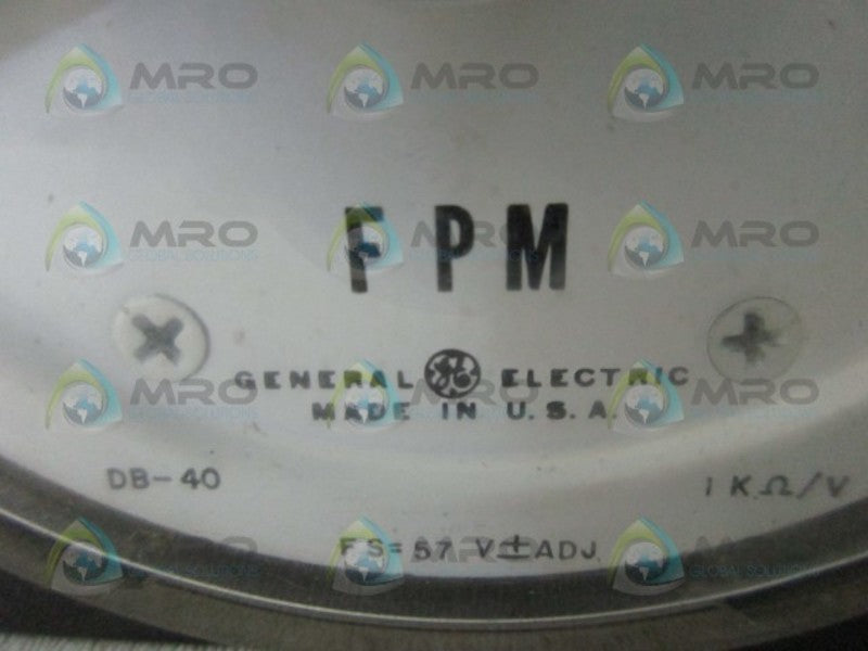 GENERAL ELECTRIC DB-40 METER 0-1500  UNMP