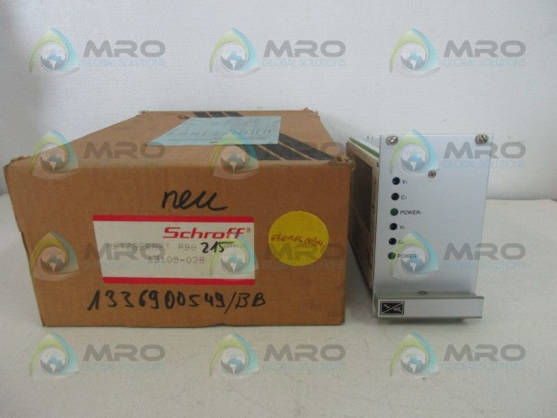 SCHROFF PSG-215 POWER SUPPLY  NSMP