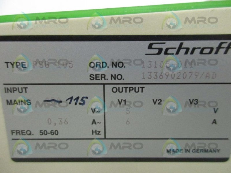 SCHROFF PSG-105 POWER SUPPLY  NSMP