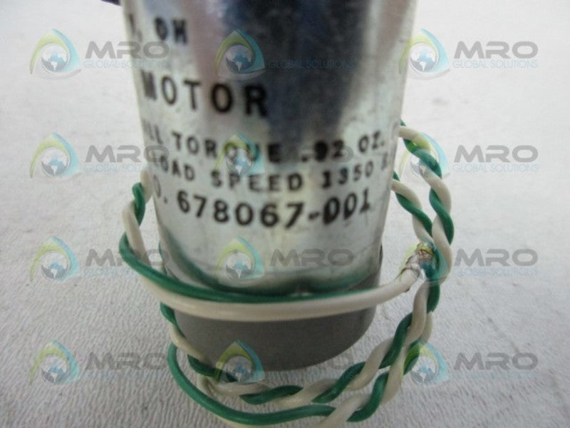 HONEYWELL 678067-001 SERVO MOTOR  NSMP