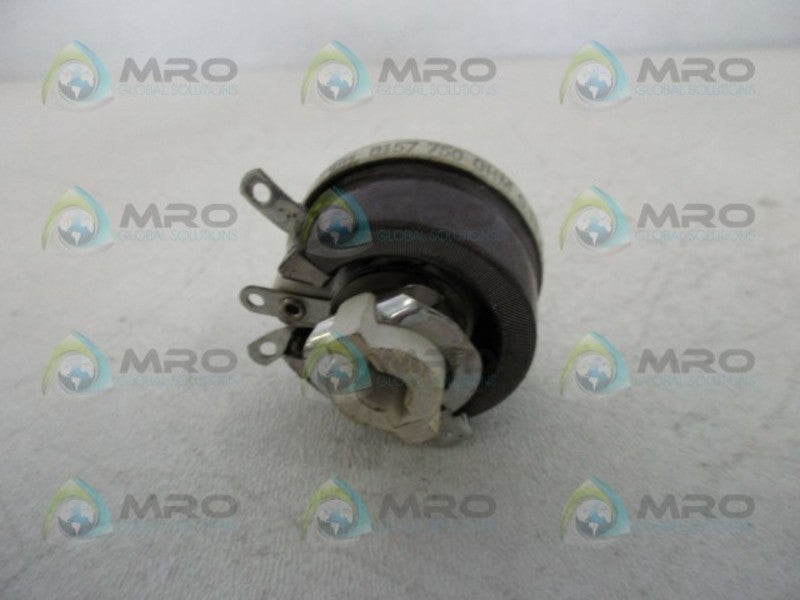 OHMITE 0157 750 IHMS MODEL H POTENTIOMETER  UNMP