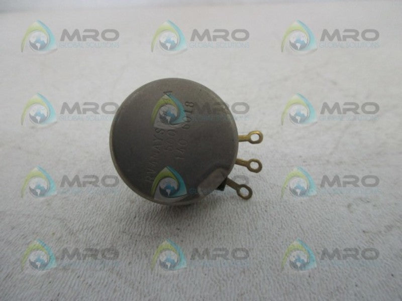 CLAROSTAT RV4NAYSB504A POTENTIOMETER  UNMP