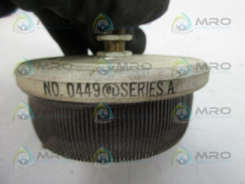 OHMITE 0449 MODEL K RHEOSTAT POTENTIOMETER (IN BOX)  UNMP