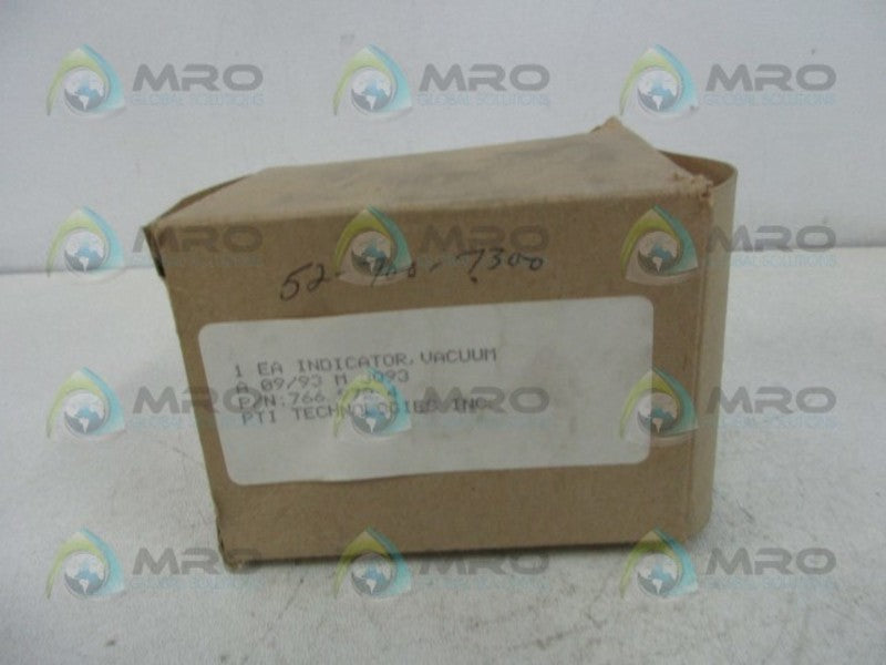 PTI TECHNOLOGIES 766-972-4 INDICATOR VACUUM  NSMP