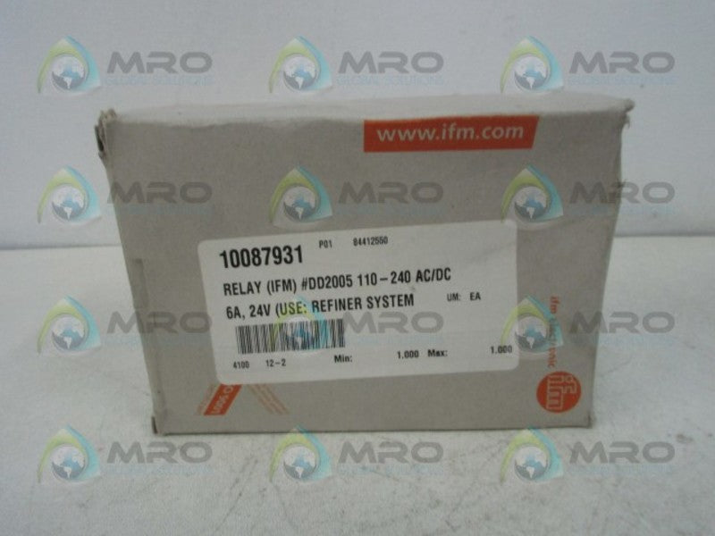 IFM EFECTOR DD2005 MONITOR  NSMP
