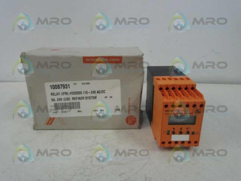 IFM EFECTOR DD2005 MONITOR  NSMP