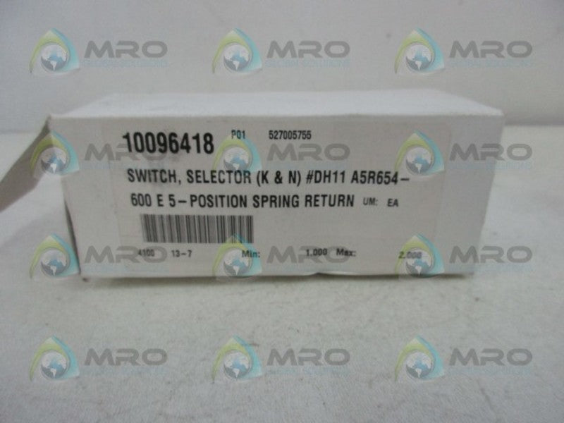 KRAUS & NAIMER DH11-A5R654 POSITION SWITCH (AS PICTURED)  NSMP