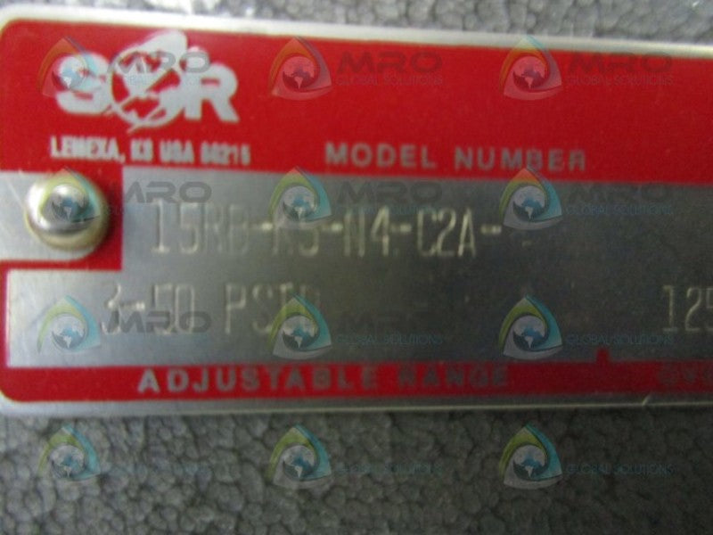 SOR 15RB-K5-N4-C2A DIFFERENTIAL PRESSURE SWITCH  NSNP
