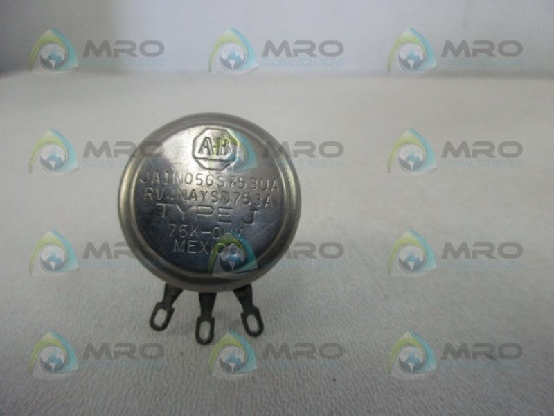 INDUSTRIAL SPARE PART JA1N056S753UA TYPE J POTENTIOMETER  UNMP