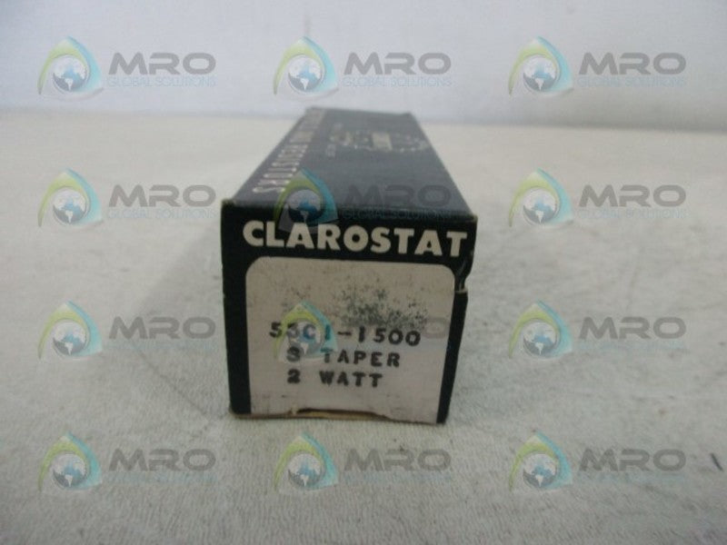 CLAROSTAT 53C1-1500 POTENTIOMETER  NSMP