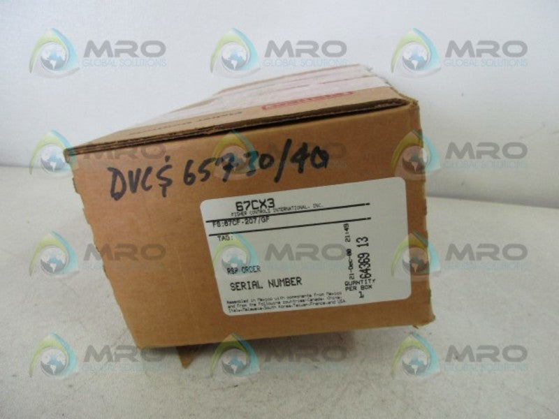 Fisher 67CF-207 PRESSURE REGULATOR  NSMP