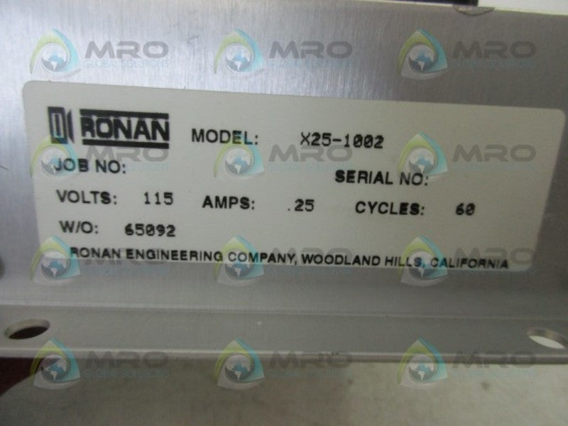 RONAN X25-1002 MOTION AMPLIFIER  UNMP
