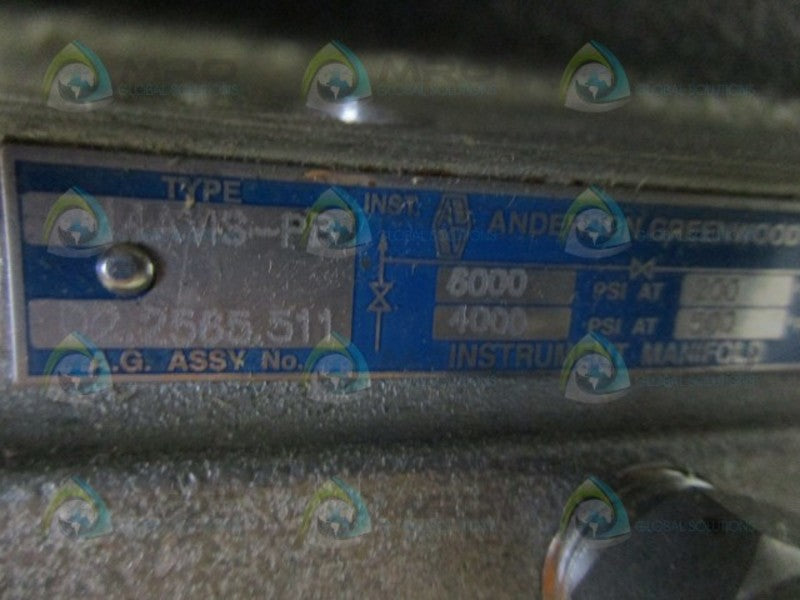 ANDERSON GREENWOOD M4AVIS-PB DIFFERENTIAL PRESSURE MANIFOLD  NSNP
