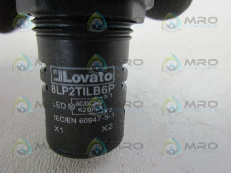 LOVATO 8LP2TILB6P MONOBLOCK BLUE LED PILOT LIGHT  NSMP