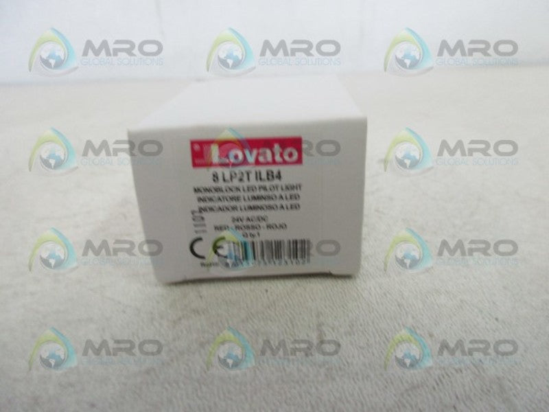LOVATP 8LP2TILB4 MONOBLOCK RED LED PILOT LIGHT  NSMP
