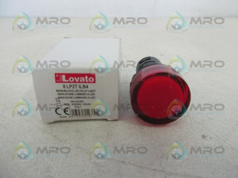 LOVATP 8LP2TILB4 MONOBLOCK RED LED PILOT LIGHT  NSMP