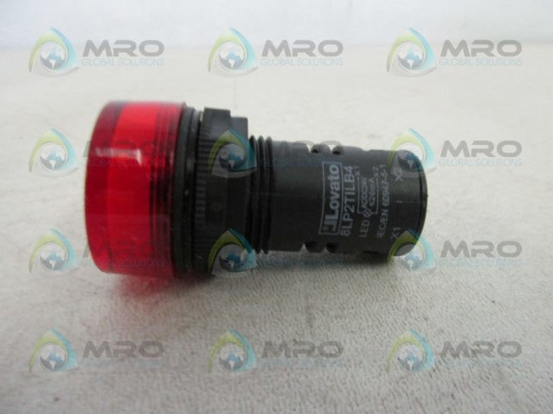 LOVATP 8LP2TILB4 MONOBLOCK RED LED PILOT LIGHT  NSMP