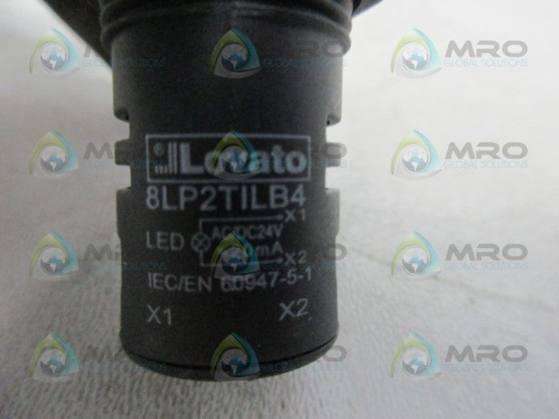 LOVATP 8LP2TILB4 MONOBLOCK RED LED PILOT LIGHT  NSMP