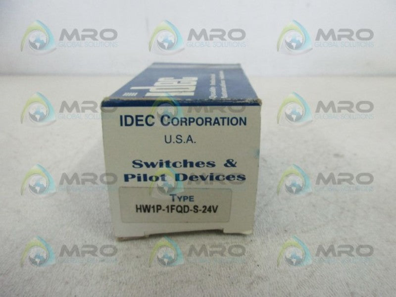 IDEC HW1P-FQD-S-24V PUSH BUTTON SWITCH  NSMP