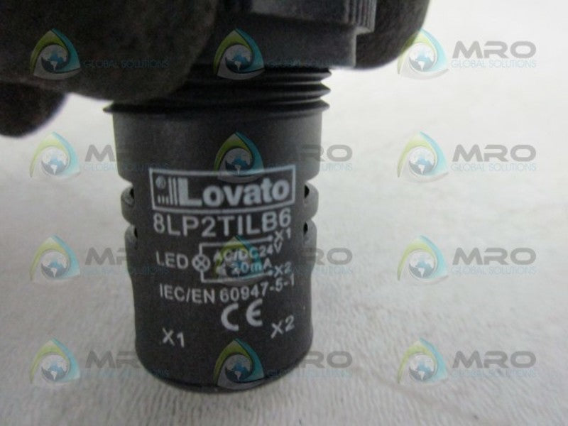 LOVATO 8LP2TILB6 MONOBLOCK BLUE LED PILOT LIGHT  NSMP
