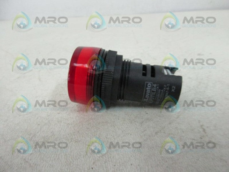 LOVATO 8LP2TILB4 MONOBLOCK RED LED PILOT LIGHT  NSNP