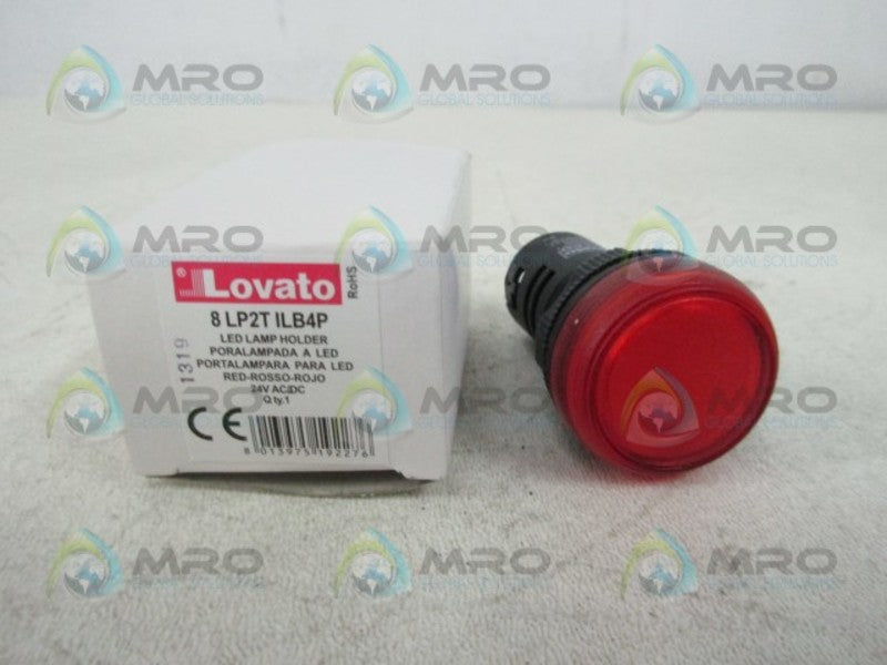 LOVATO 8LP2TILB4P MONOBLOCK RED LED PILOT LIGHT  NSMP