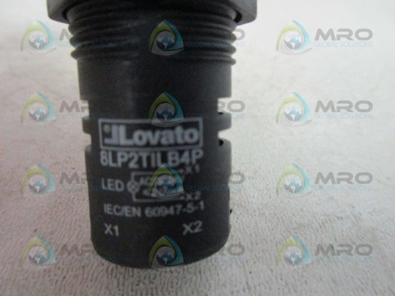 LOVATO 8LP2TILB4P MONOBLOCK RED LED PILOT LIGHT  NSMP