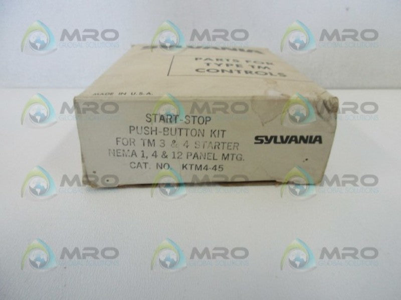 SYLAVANIA KTM4-45 START-STOP PUSHBUTTON KIT  NSMP