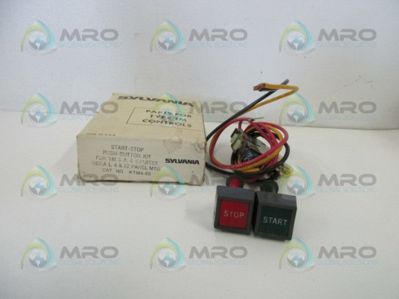 SYLAVANIA KTM4-45 START-STOP PUSHBUTTON KIT  NSMP