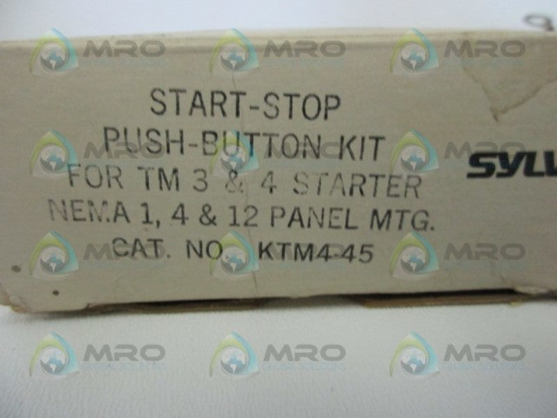 SYLAVANIA KTM4-45 START-STOP PUSHBUTTON KIT  NSMP